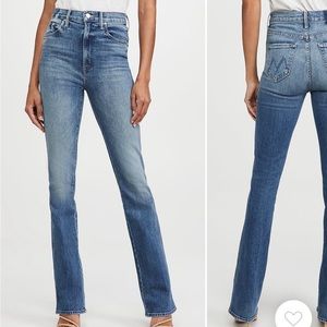 Mother smokin double heel jeans.